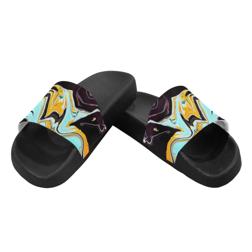 oil_d Men's Slide Sandals/Large Size (Model 057)