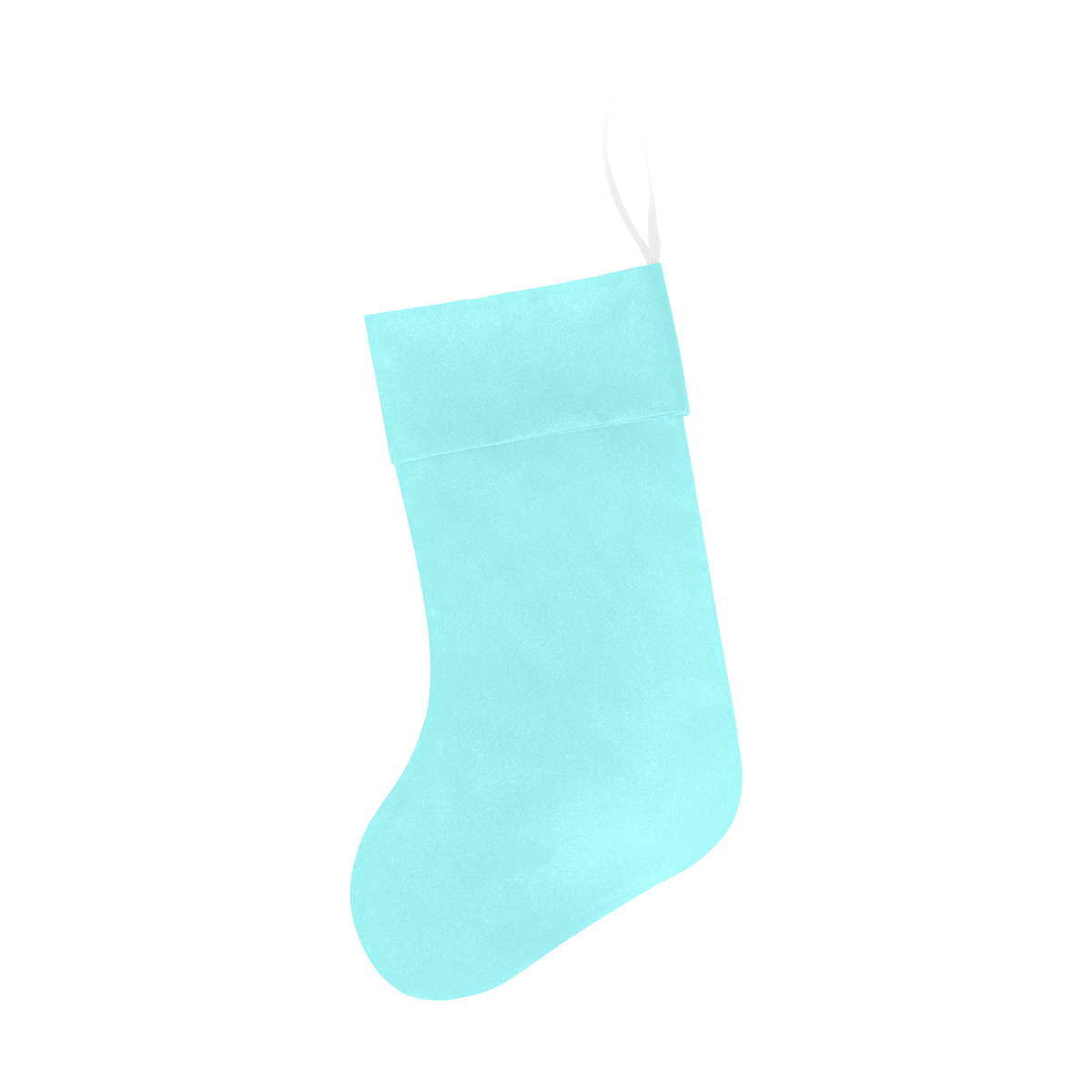 color ice blue Christmas Stocking