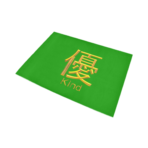 SL-Golden  Asian Symbol for Kind Area Rug7'x5'