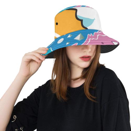 LADYLOVE All Over Print Bucket Hat