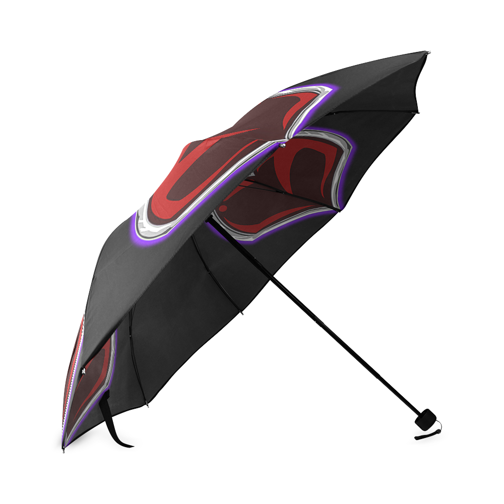 Sacred Triple Heart Umbrella Foldable Umbrella (Model U01)