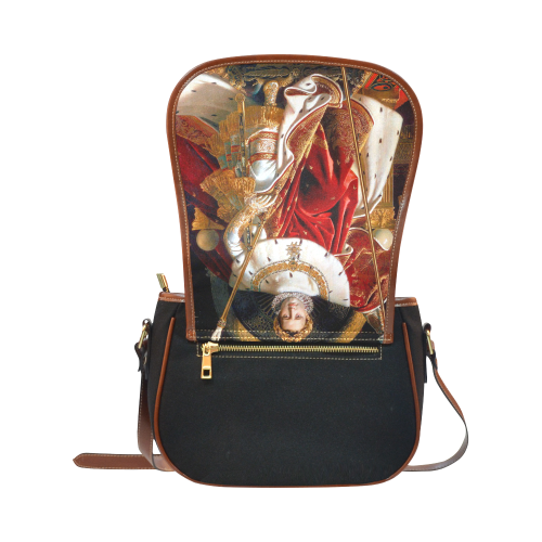 Napoleon Bonaparte 5 Saddle Bag/Small (Model 1649)(Flap Customization)