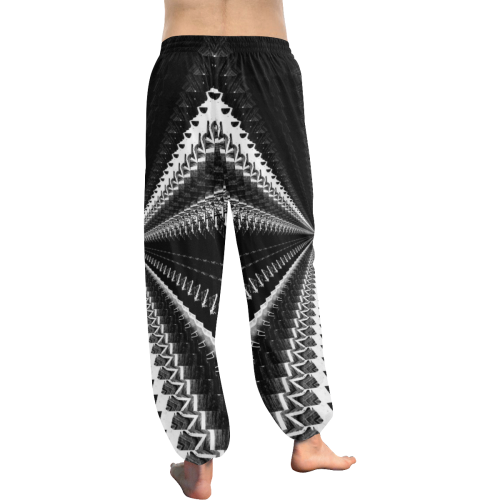 B N W STRYPEZ Women's All Over Print Harem Pants (Model L18)