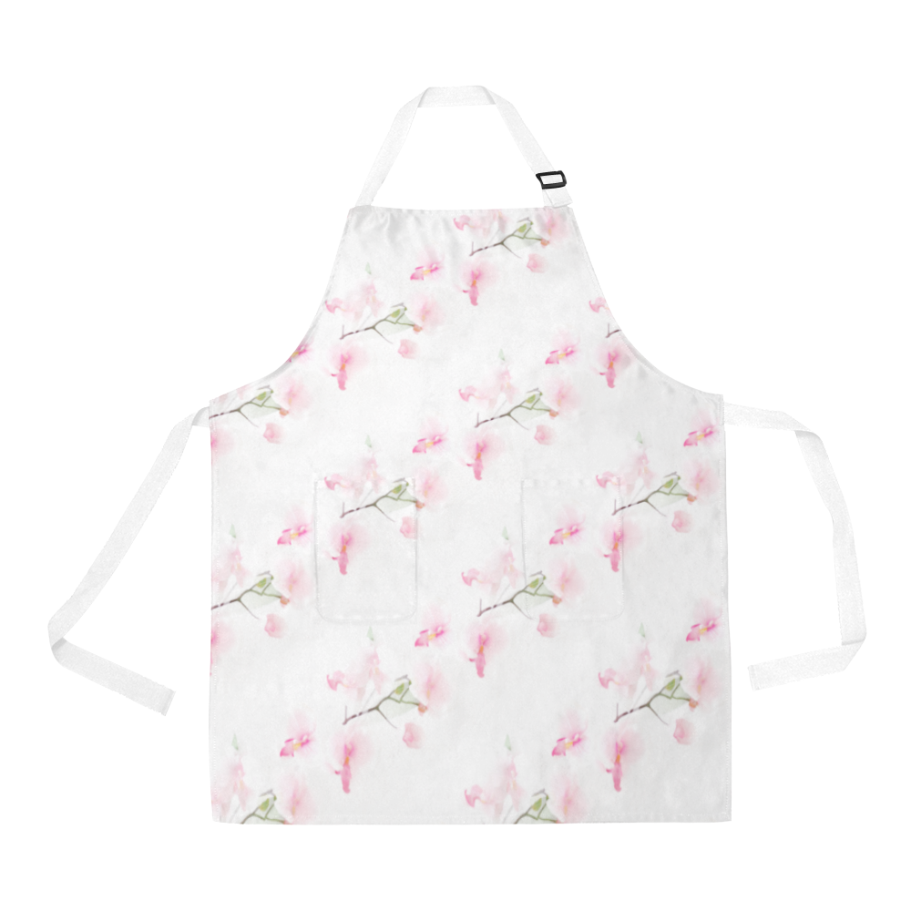 Pattern Orchidées All Over Print Apron