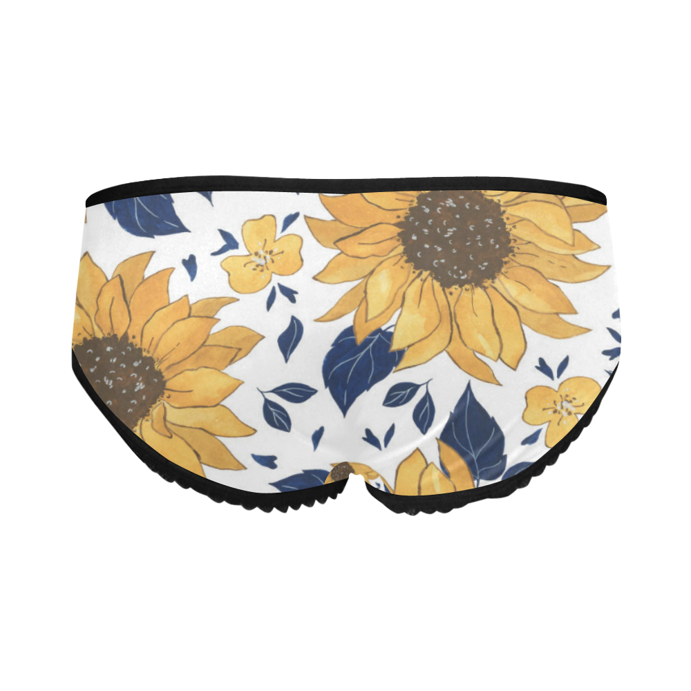 Sunflowers Women's All Over Print Classic Briefs (Model L13)