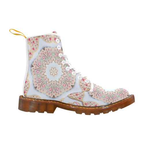 Love and Romance Heart Shaped Sugar Cookies Martin Boots For Women Model 1203H