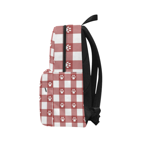 Plaid and paws Unisex Classic Backpack (Model 1673)