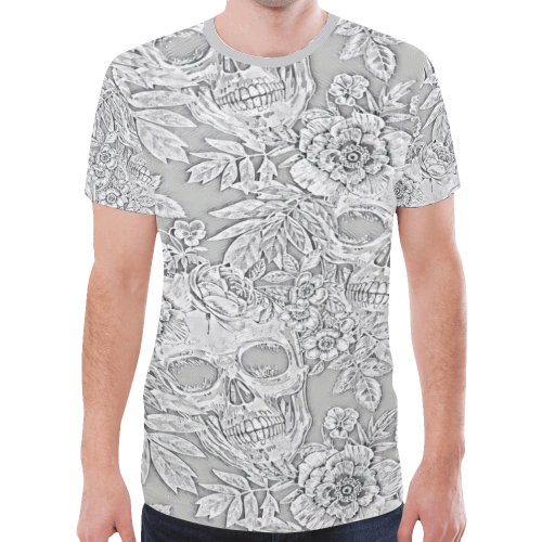 Woke Skulls Festival 14 New All Over Print T-shirt for Men (Model T45)