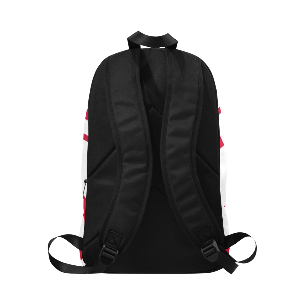 Atlanta Hawks White Fabric Backpack for Adult (Model 1659)