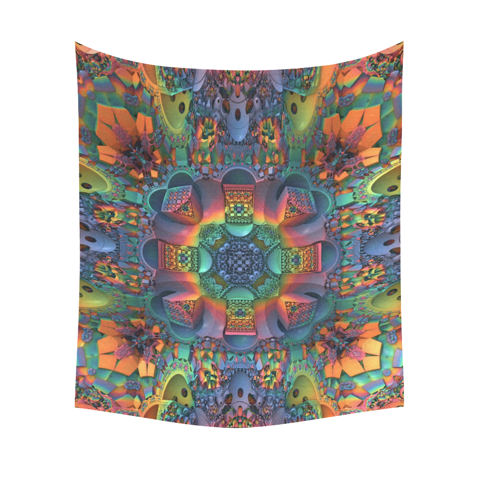 Groovy Baby! Cotton Linen Wall Tapestry 51"x 60"