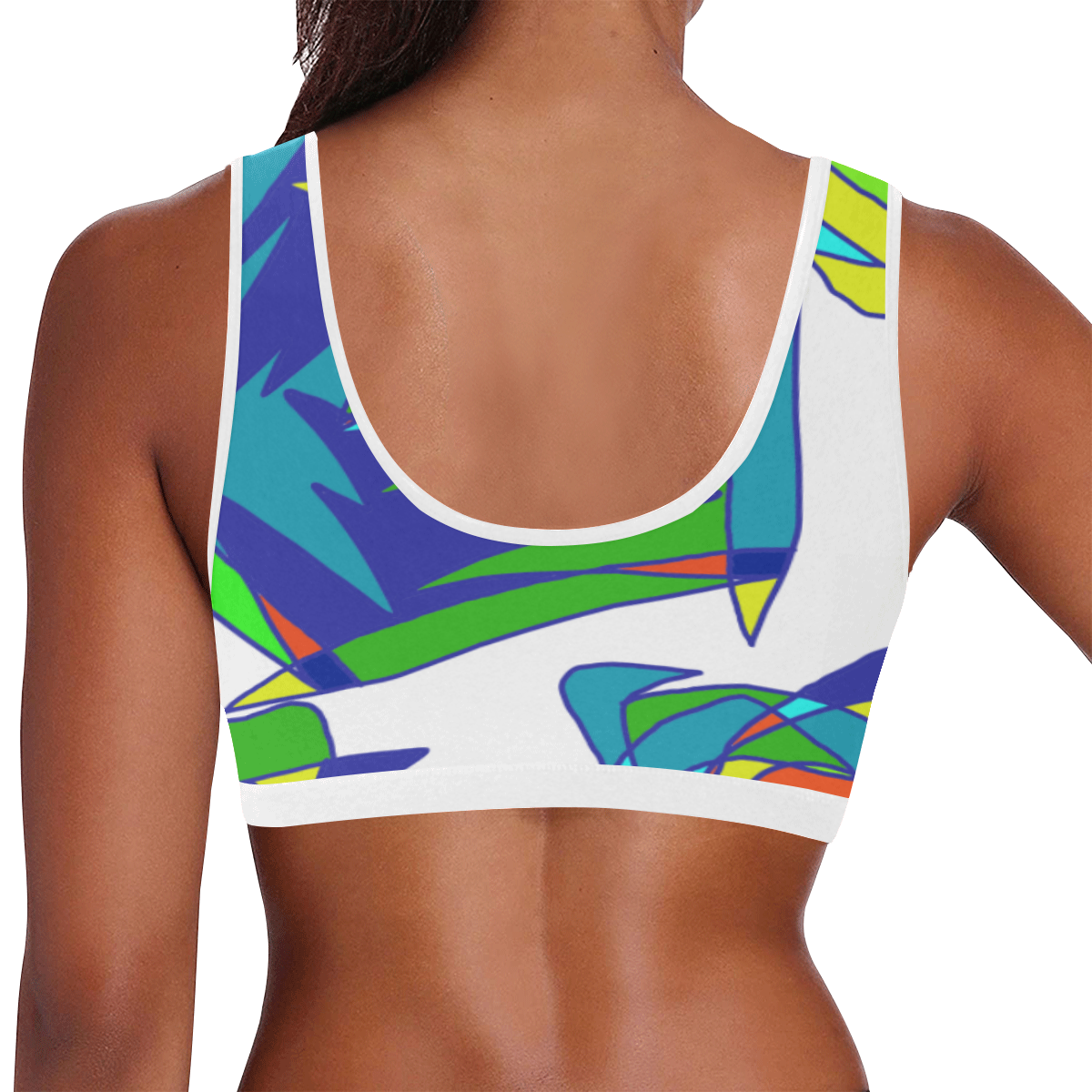 Abstract #3 2020 Women's All Over Print Sports Bra (Model T52)
