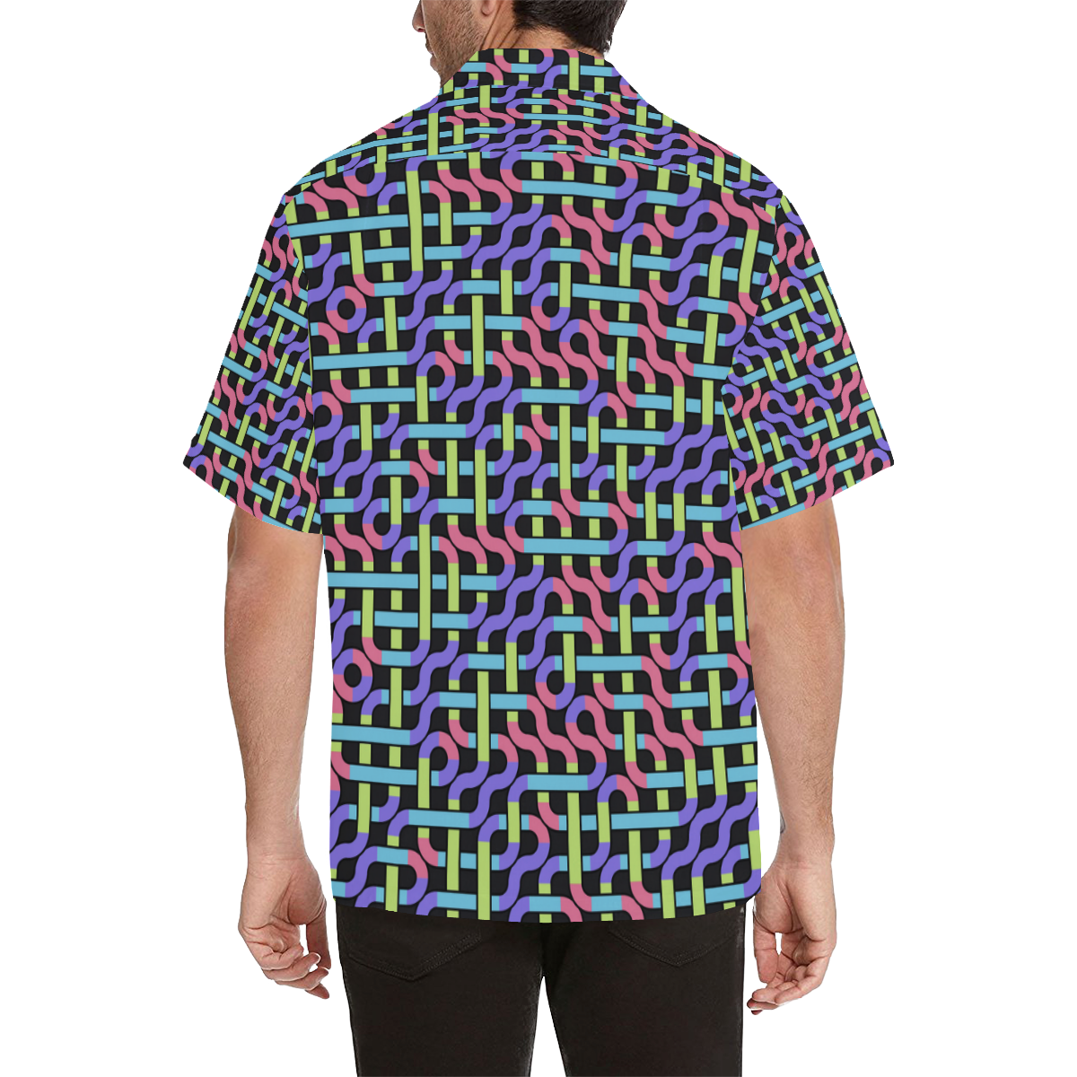 Labyrinth Hawaiian Shirt (Model T58)