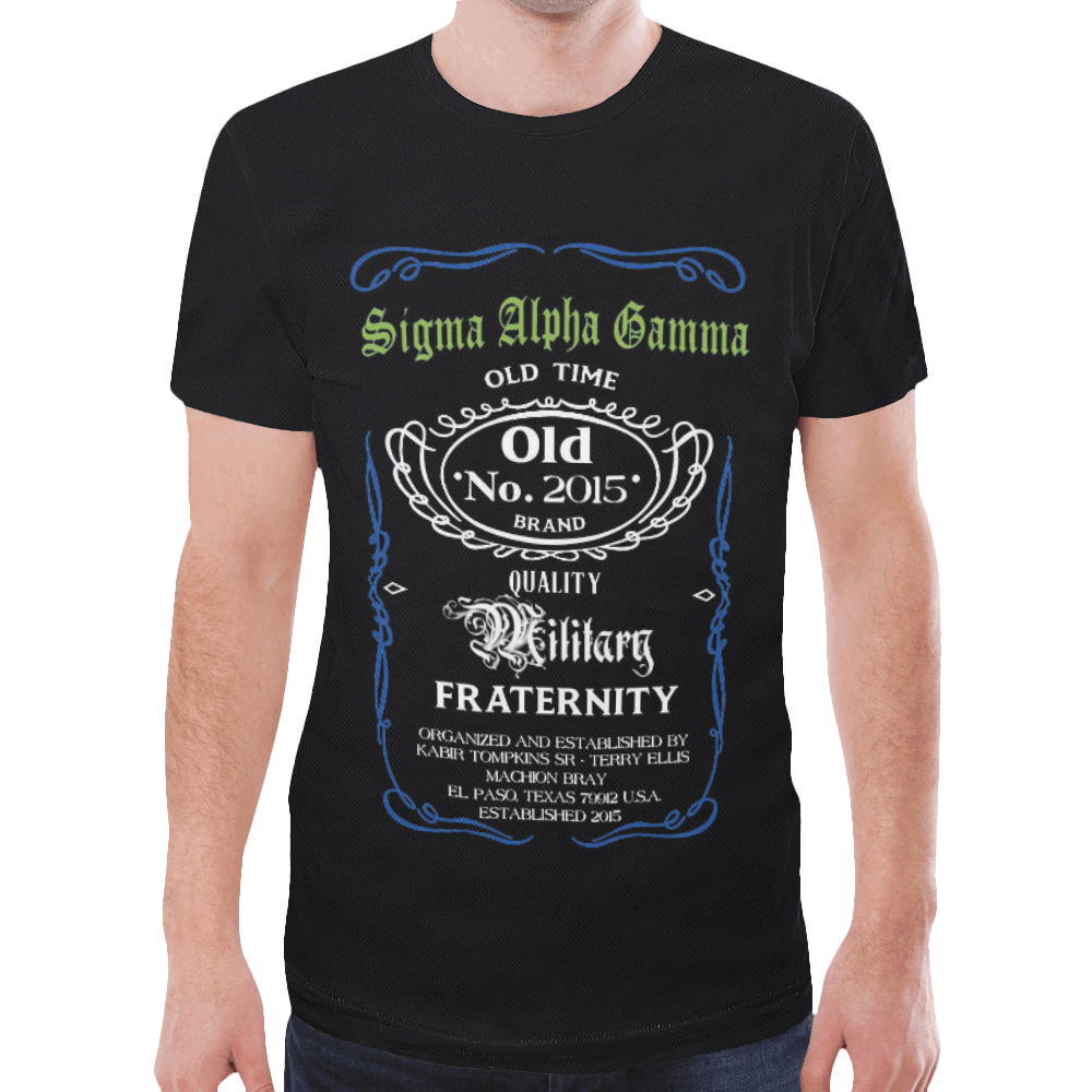 Old time 4-5xl New All Over Print T-shirt for Men/Large Size (Model T45)
