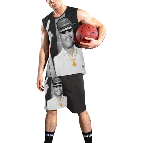 THUG LIFE MARTIN All Over Print Basketball Uniform