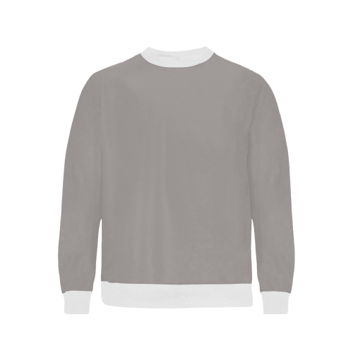 Ash Men's Rib Cuff Crew Neck Sweatshirt (Model H34)