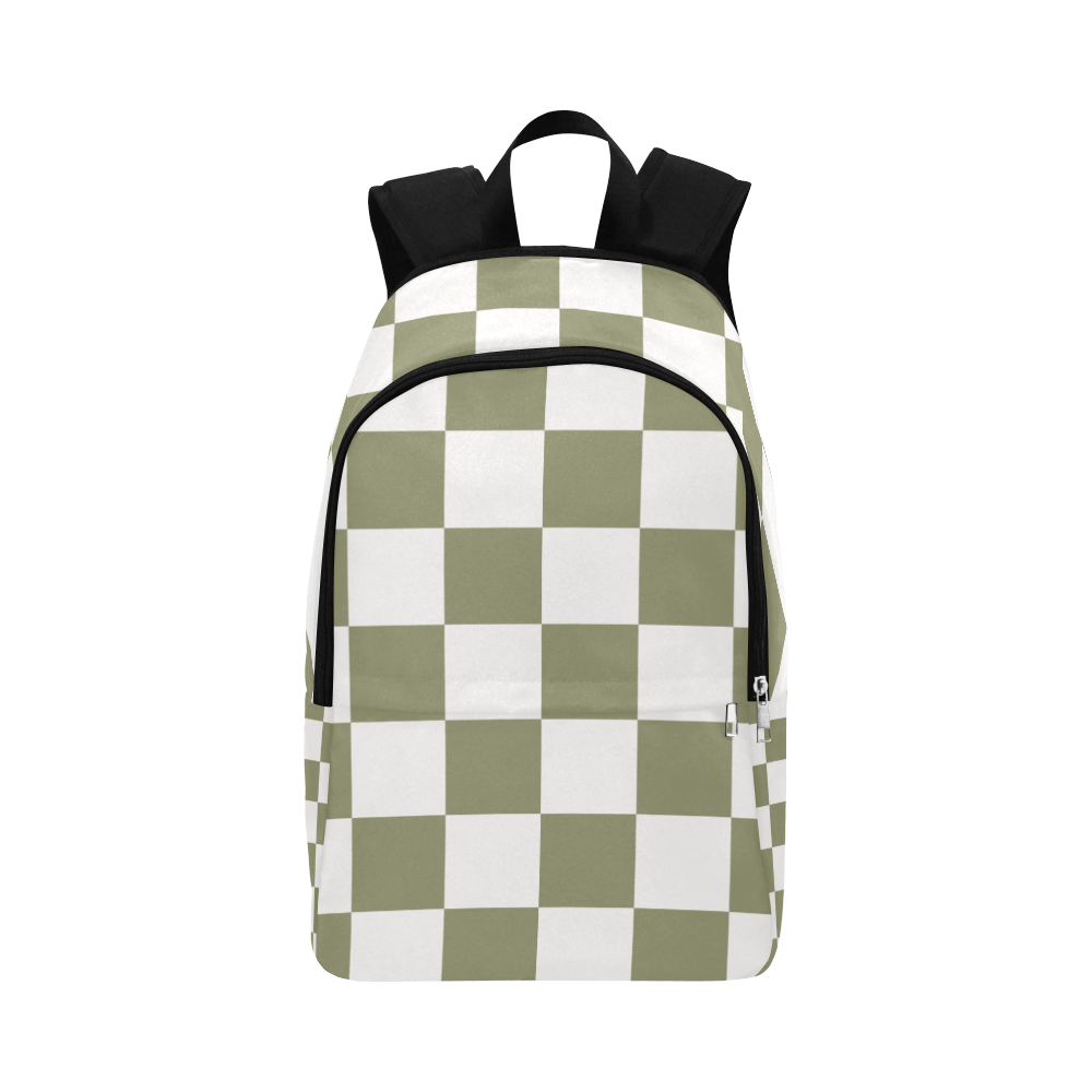 Alli Two-Tone Plaid Fabric Backpack for Adult (Model 1659)