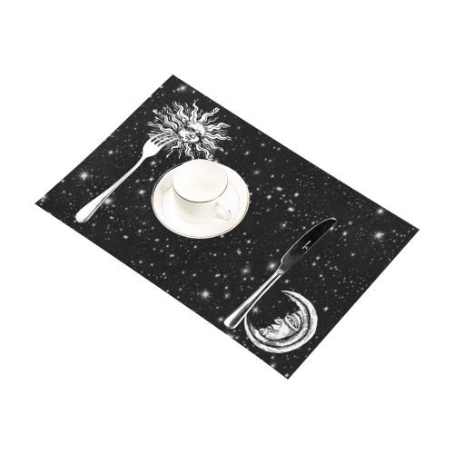Mystic Sun and Moon Placemat 12’’ x 18’’ (Set of 2)