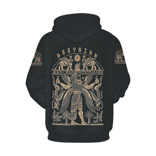 ASSYRIAN All Over Print Hoodie for Women (USA Size) (Model H13)