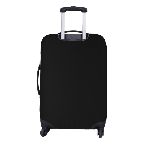 Diagonal Lime & Black Plaid  modern style Luggage Cover/Medium 22"-25"