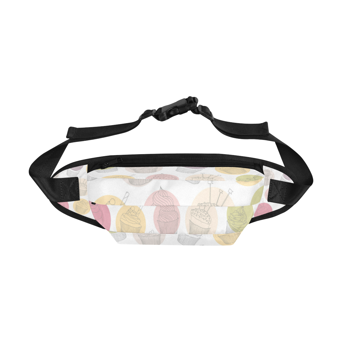 Colorful Cupcakes Fanny Pack/Large (Model 1676)