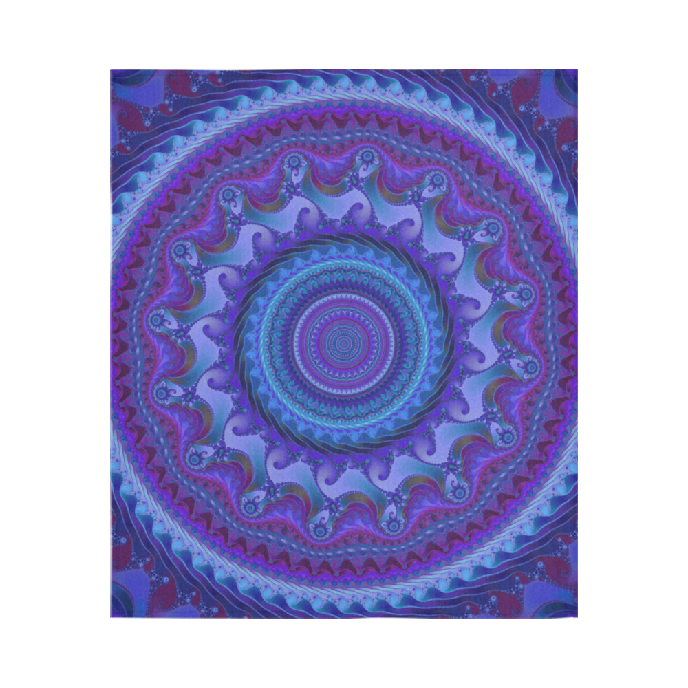 MANDALA PASSION OF LOVE Cotton Linen Wall Tapestry 51"x 60"