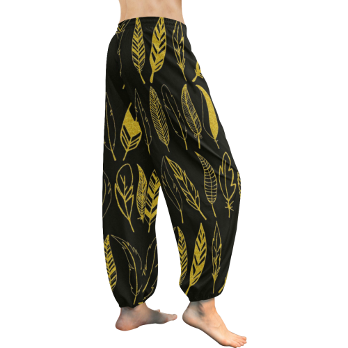 Golden Feather Women's All Over Print Harem Pants (Model L18)