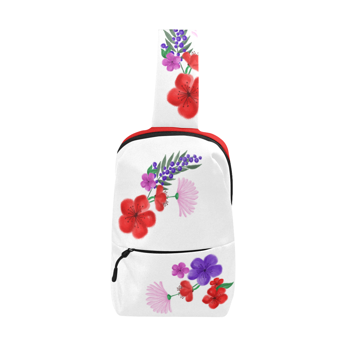 BUNCH OF FLOWERS Chest Bag (Model 1678)