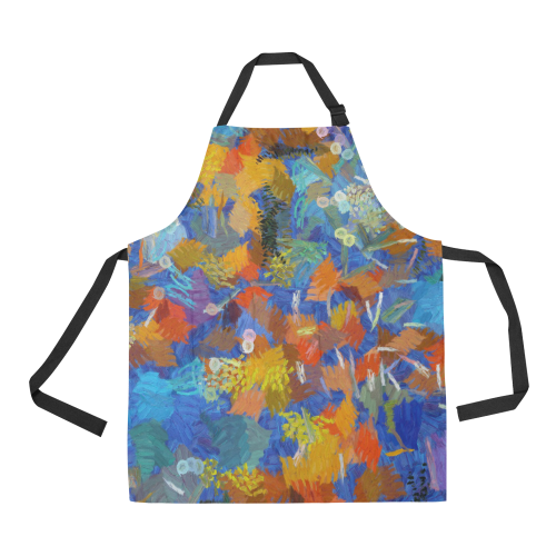 Colorful paint strokes All Over Print Apron