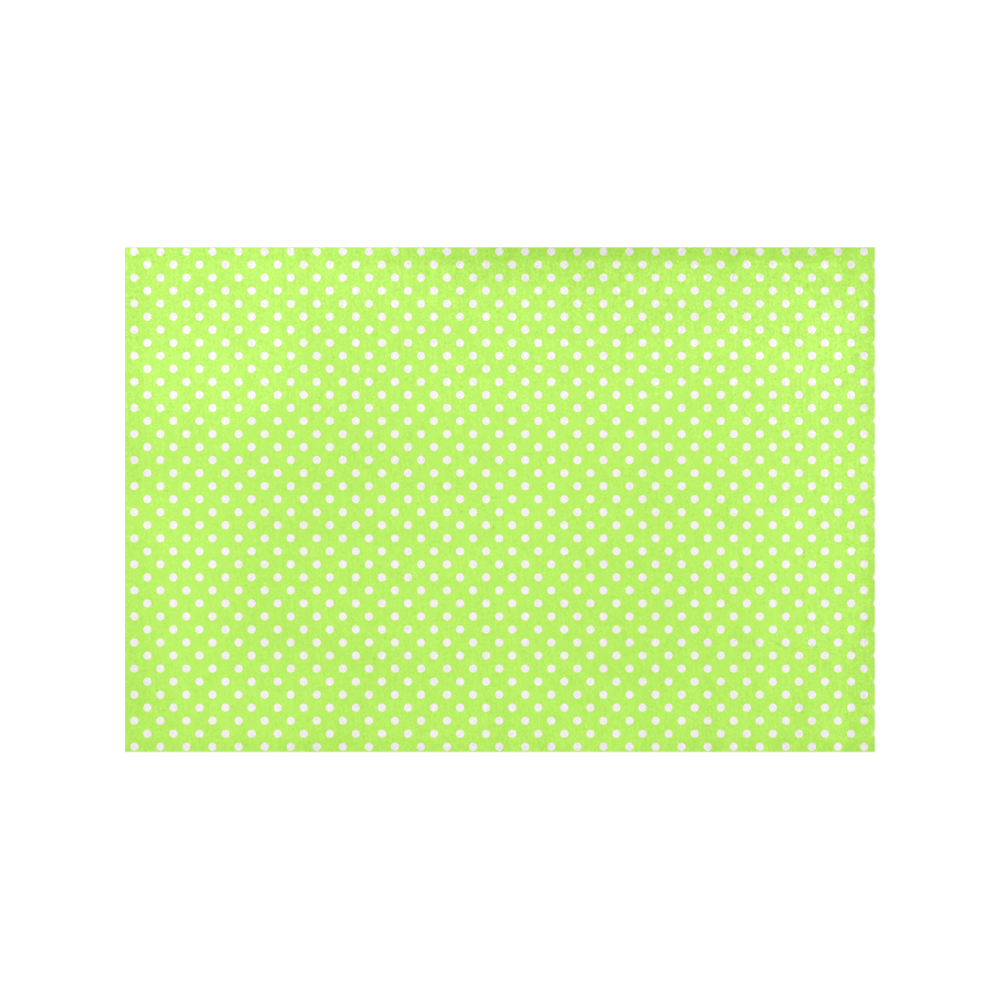 Mint green polka dots Placemat 12’’ x 18’’ (Set of 4)