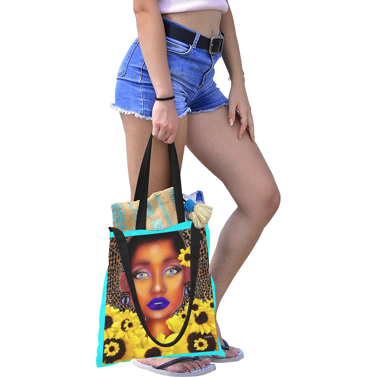 DEA$ARTSADD All Over Print Canvas Tote Bag/Medium (Model 1698)