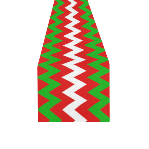 Christmas Zigzag Table Runner 14x72 inch