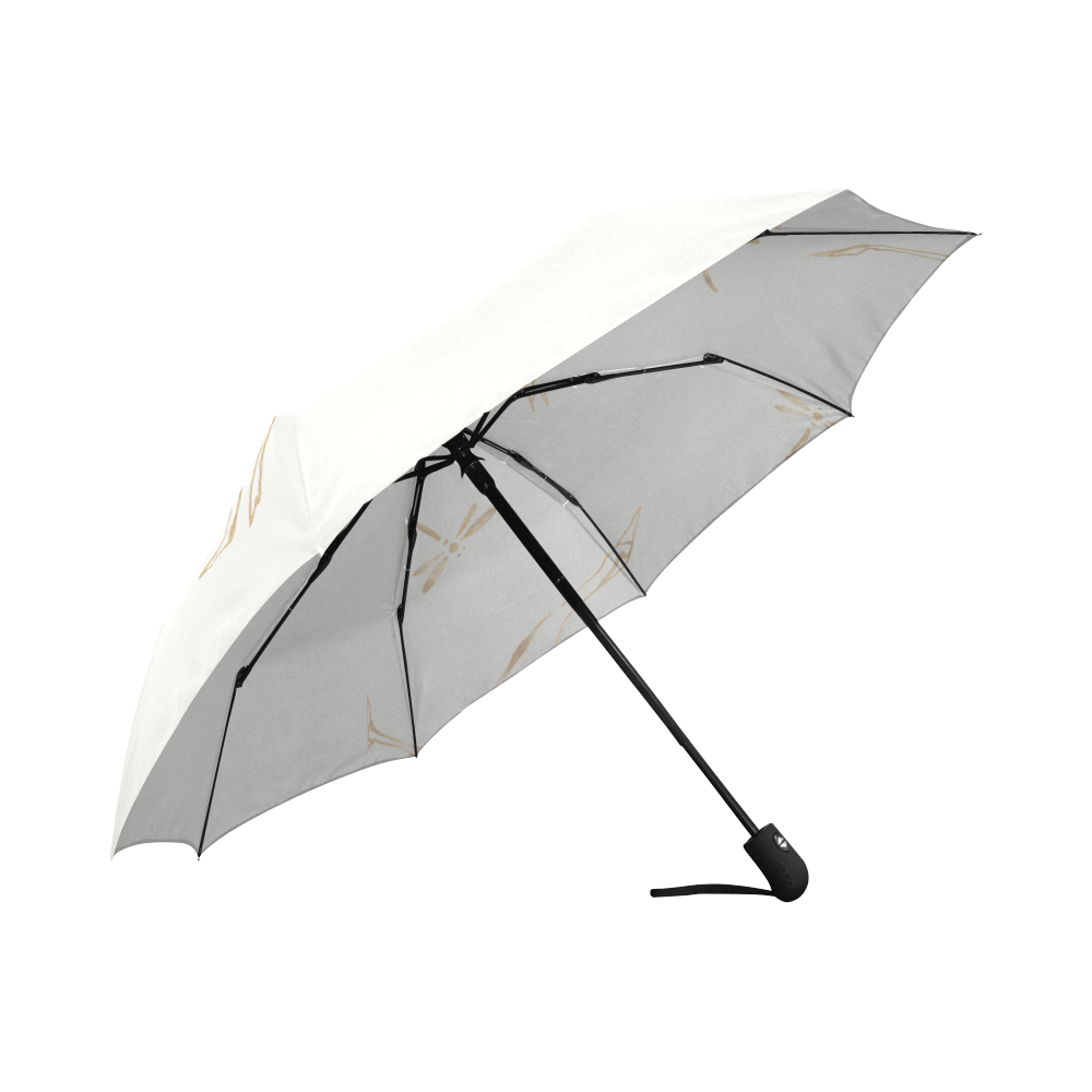 Cranes and Dragonflies Umbrella Auto-Foldable Umbrella (Model U04)