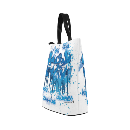 Autism-lunch-bag Nylon Lunch Tote Bag (Model 1670)