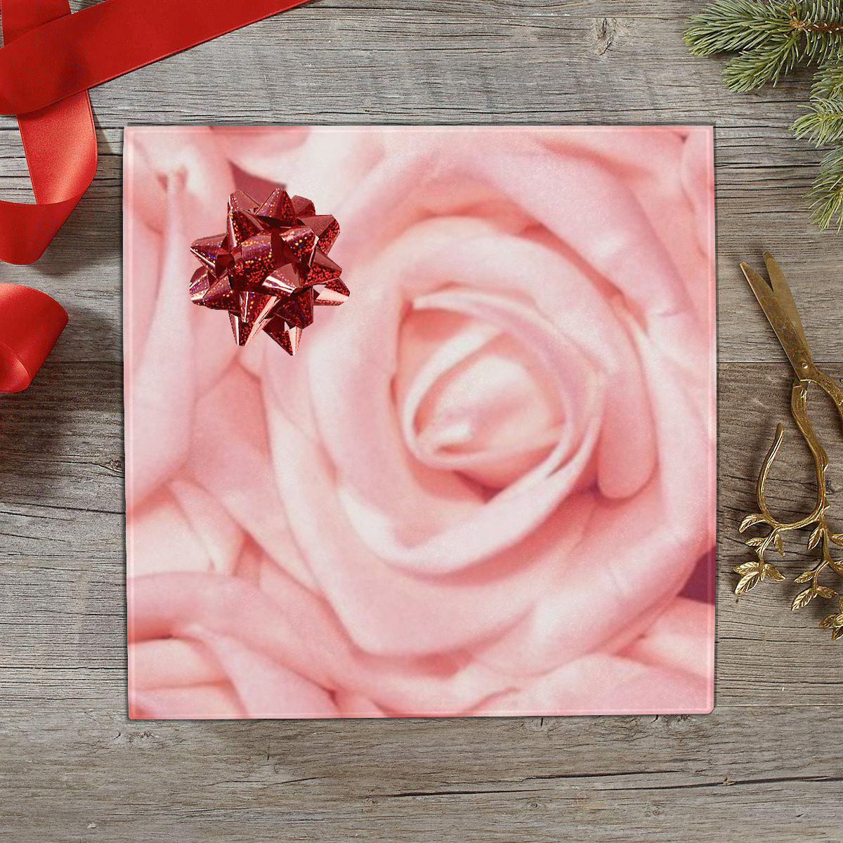gorgeous roses G Gift Wrapping Paper 58"x 23" (2 Rolls)