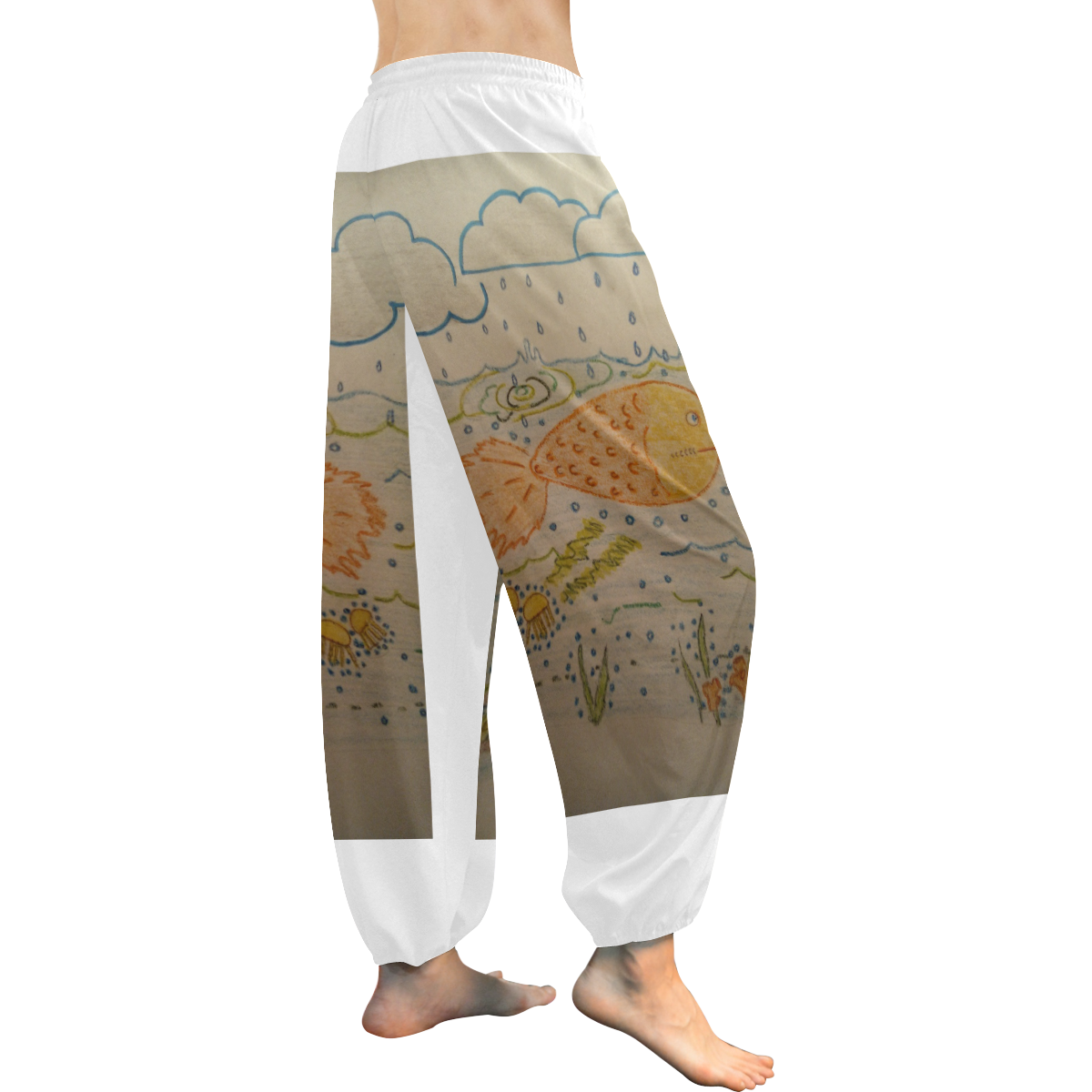 Game Pants Women's All Over Print Harem Pants (Model L18)