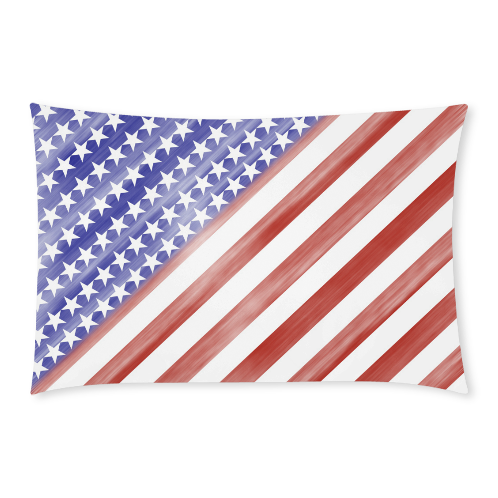 Patriotic USA America Flag Art 3-Piece Bedding Set