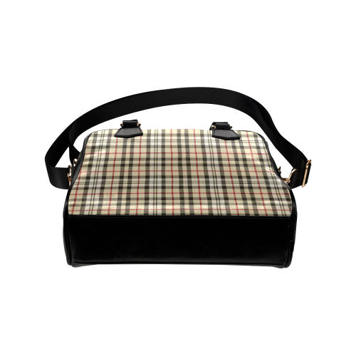 STRIPES LIGHT BROWN Shoulder Handbag (Model 1634)