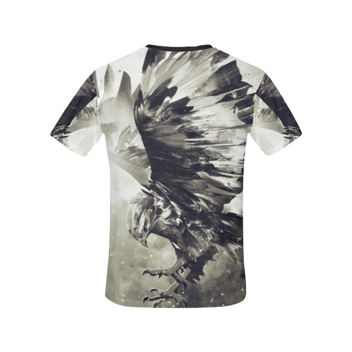 Eagle Bird Animal All Over Print T-shirt for Women/Large Size (USA Size) (Model T40)