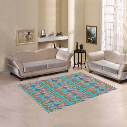 Walk all Over Me Area Rug 5'3''x4'