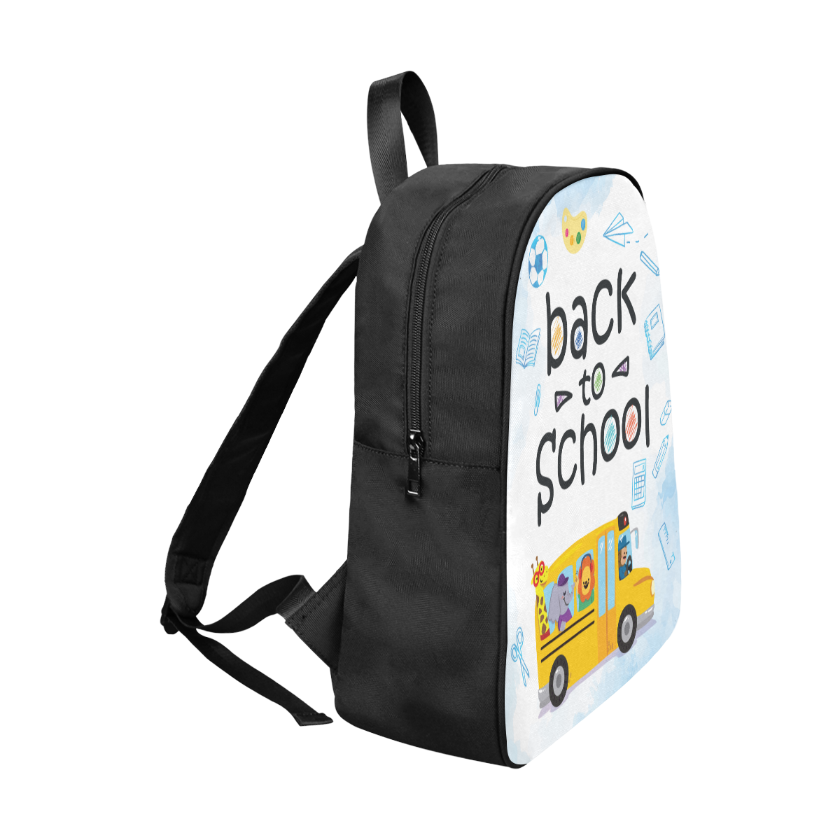Back to school Fabric School Backpack (Model 1682) (Large)
