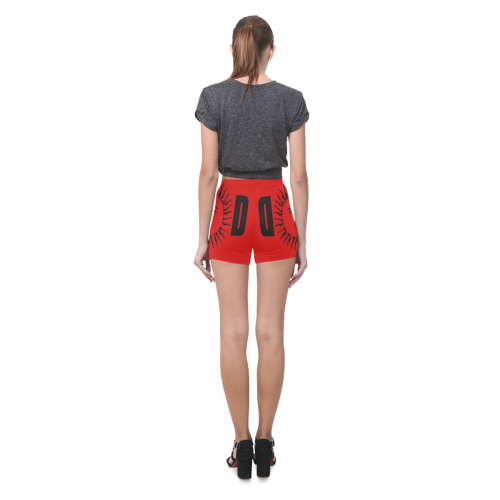 GOD Red Stylish Shorts Briseis Skinny Shorts (Model L04)