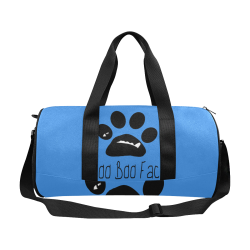 BooBooFace Large Duffel Bag Blue Duffle Bag (Model 1679)