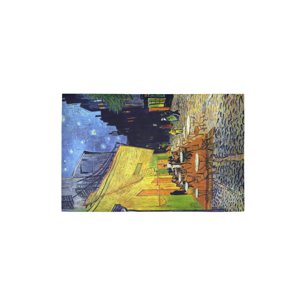 Vincent Willem van Gogh - Cafe Terrace at Night Area Rug 2'7"x 1'8‘’