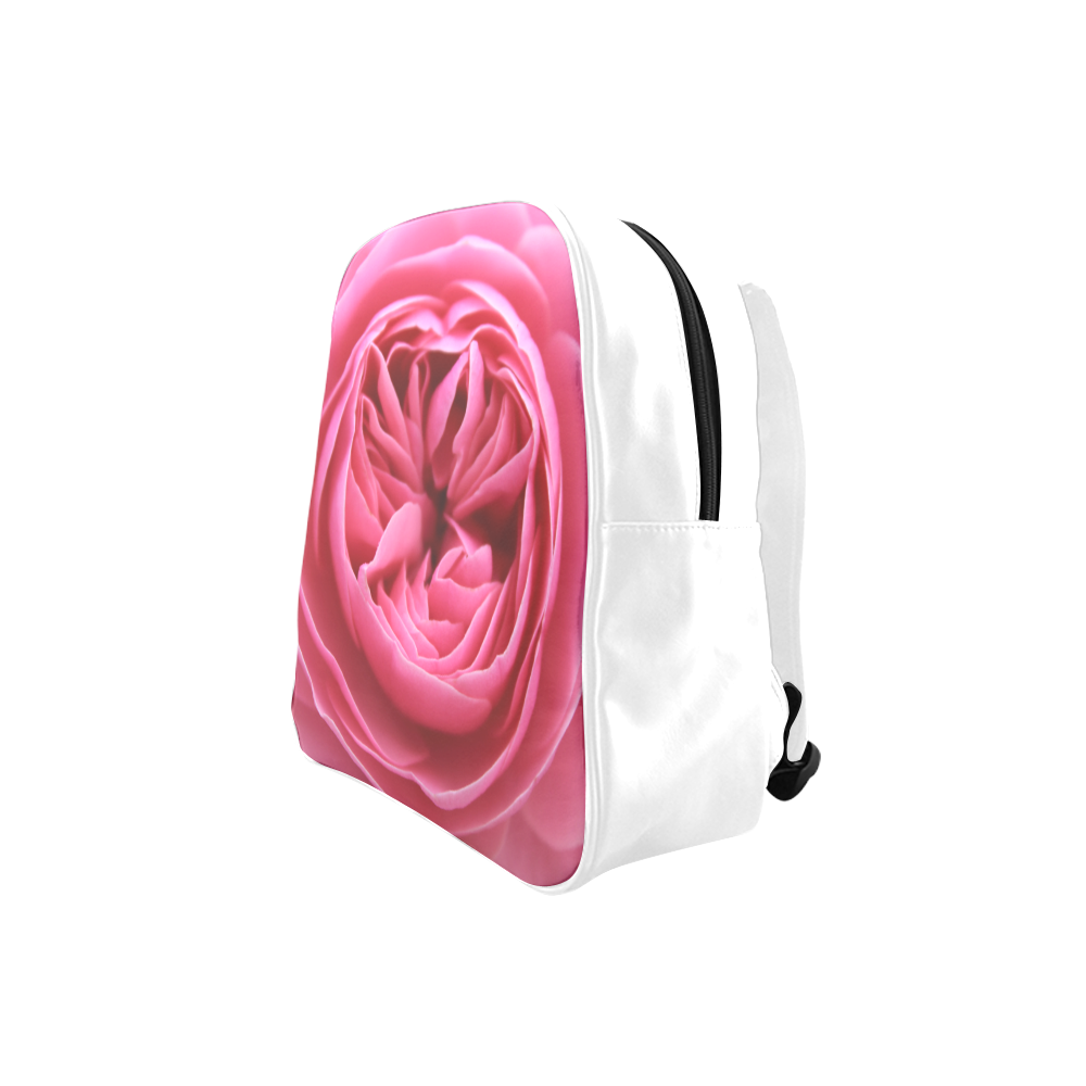 Rose Fleur Macro School Backpack (Model 1601)(Small)