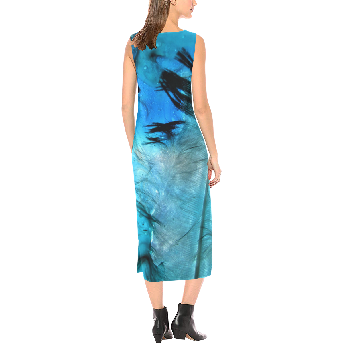 metanoia Phaedra Sleeveless Open Fork Long Dress (Model D08)