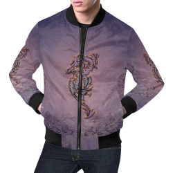 Awesome chinese dragon All Over Print Bomber Jacket for Men (Model H19)
