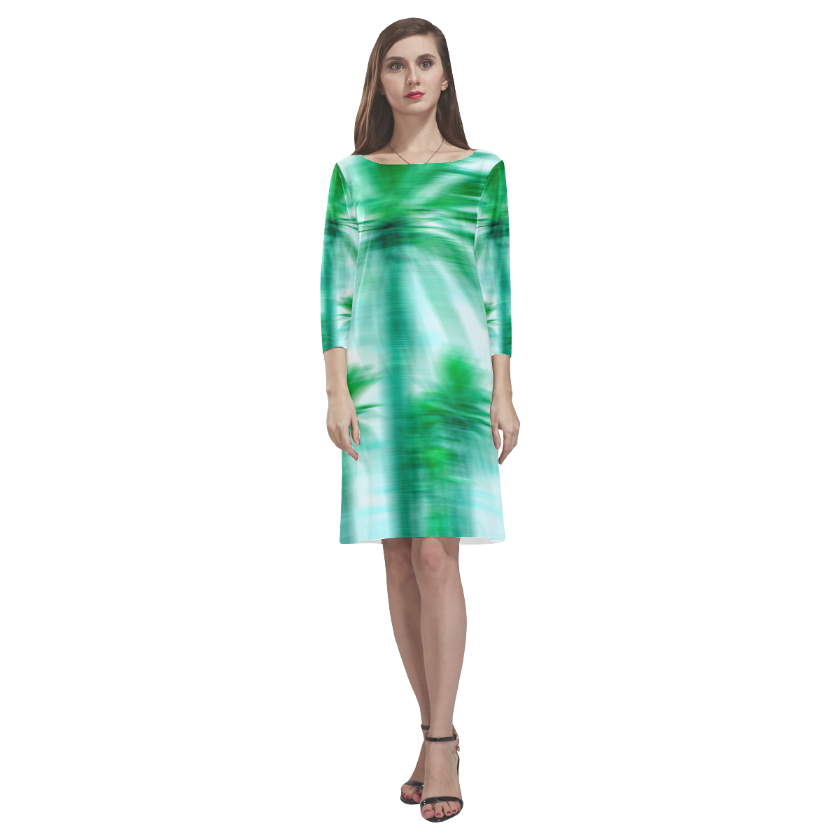 Palm Beach Rhea Loose Round Neck Dress(Model D22)