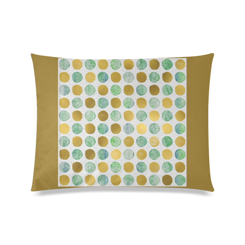 SPOTTING GOLD Custom Zippered Pillow Case 20"x26"(Twin Sides)