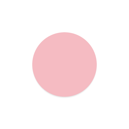 color light pink Round Coaster