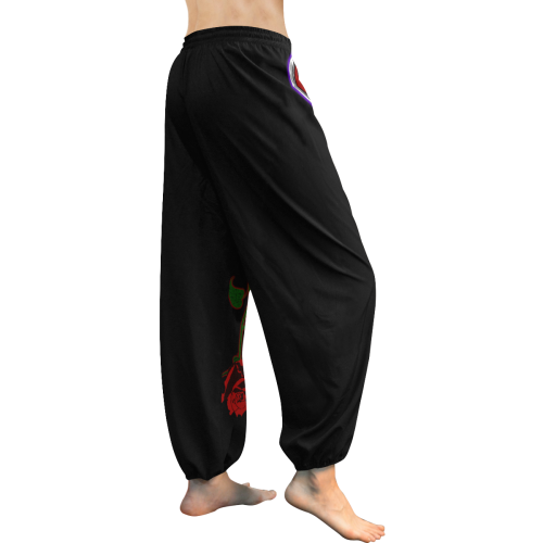 "Sacred" Logo Wome's Harem Style Pants Women's All Over Print Harem Pants (Model L18)